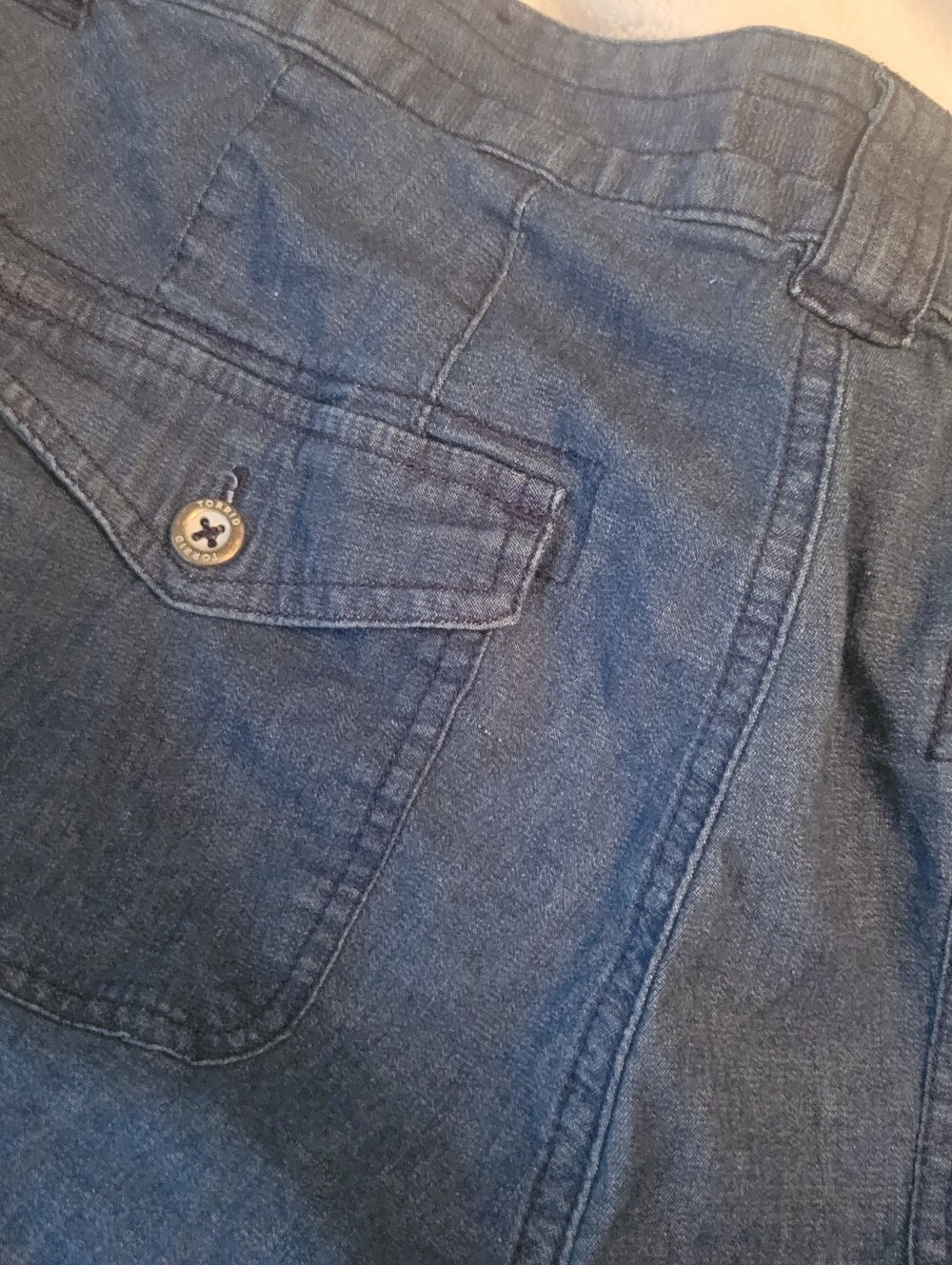 torrid Dark Blue Denim Jean Shorts